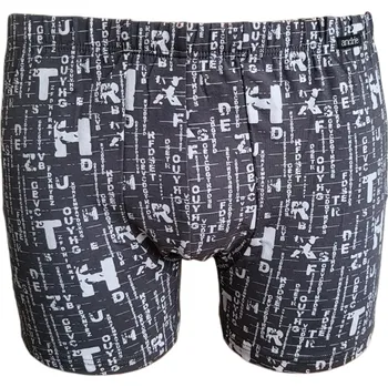 Boxerky Andrie PS 5947 šedé tmavé pánské boxerky Barva: šedá tmavá, Velikost: L