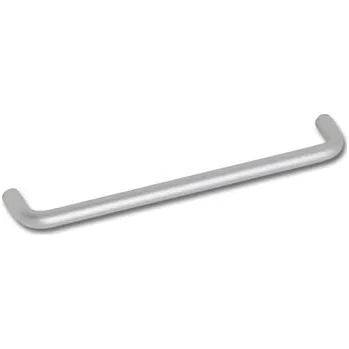 Nábytkové kování Úchytka Alkos rozteč 128 mm, šířka 138 mm, hliník přírodní elox