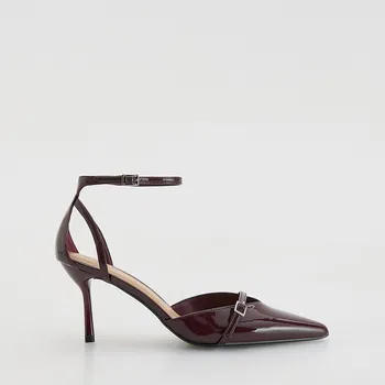 Dámské lodičky Reserved - Lodičky s pásky - hnědá - 769FE-83X - 769FE-83X-40