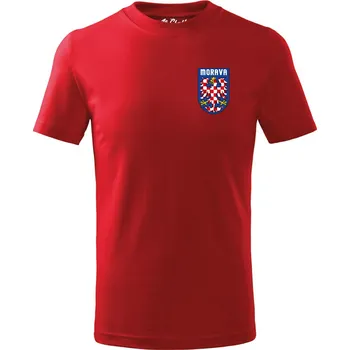Pánské tričko Dětské tričko - Morava orlice Červená 10 let