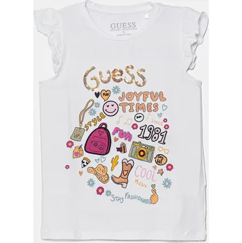 Chlapecké tričko Dětské tričko Guess K5GI11.K6YW4.PPYA bílá 00X, vel. 96-104