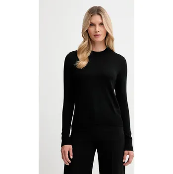 Pánský svetr Svetr s příměsí vlny Calvin Klein LV044D370G černá 99X, vel. M