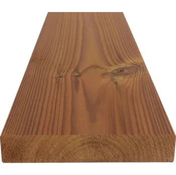 Fasádní obklady (hoblovaná prkna) 26 x 140 x 4800 mm Severská borovice ThermoWood AB - zaoblené hrany