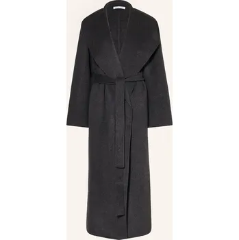 Dámský kabát Mrs & Hugs Dámský Vlněný Kabát, tmavě šedá, 38