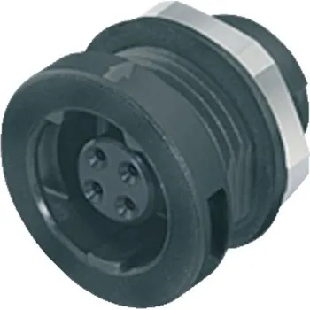 LED panel Binder 09 4708 00 03 Push Pull konektor pro montáž na panel, kontakty: 3, nestíněný, pájený, IP67