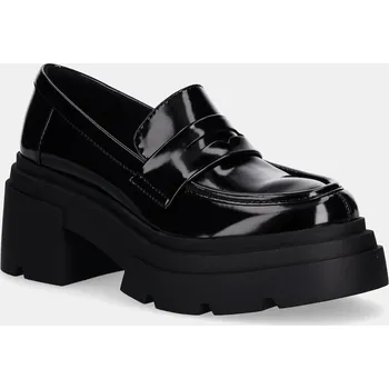 Dámské mokasíny Mokasíny Steve Madden Turnout dámské, černá barva, na platformě, 11004801 11004801.001 99X, EUR 41