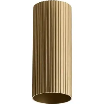 Nástěnné svítidlo Minimalistická bodová svítidlo Lucas Ribbed Tube 20 zlatá