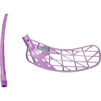 Florbalová čepel OXDOG OptiLight Carbon MBC frozen pink L - Levá ruka dole/Světle fialová/středně tvrdá - MB (PP)