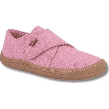 Dívčí bačkory FRODDO Wooly barefoot vlněné bačkory, Pink Velikost: 26