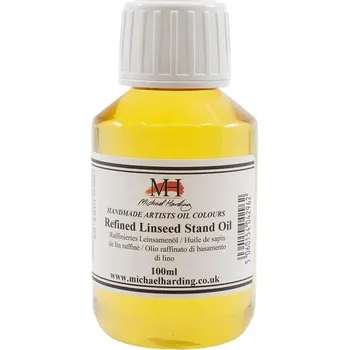 Rafinovaný lněný stand olej Michael Harding 100 ml