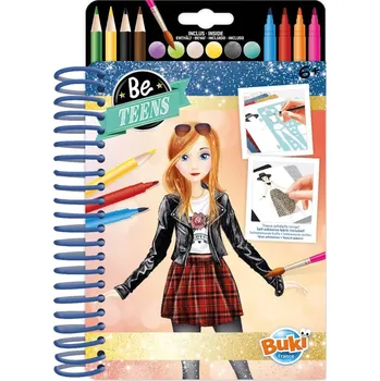 Dětská dílna BUKI FRANCE | Skicák pro módní návrháře - různé motivy - Skicák Rock CM100 CM100