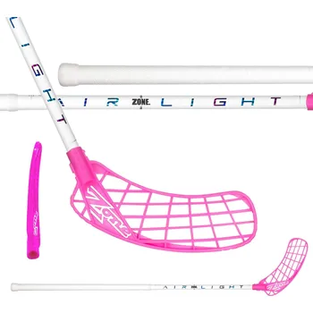 Florbalová hůl ZONE Stick Hyper Airlight 27 White/Prizm 104 cm L - 104 (115) cm/Levá ruka dole