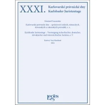 XXXI. Karlovarské právnické dny - Zoufalý Vladimír