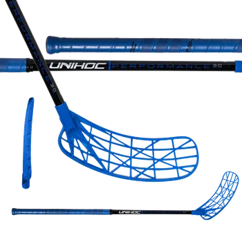 Sport UNIHOC Stick Evolite Performance Slim FL 30 Blue/Black 87 cm L - 87 (98) cm/Levá ruka dole