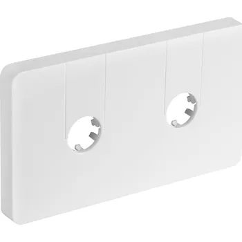 Radiátor Q-START krycí rozeta pro středové připojení, bílá