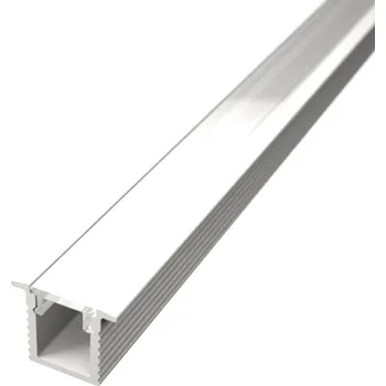 LED lišta Vestavný profil lišta pro LED pásky SLIM V32 bílý - profil lišta + Nacvakávací čirý difuzor 2m - LED Solution - LP602W_LP601/LP602-TRANC - LP602W_LP601/LP602-TRANC