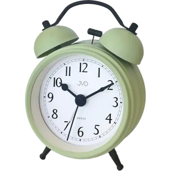 Budík JVD Ručkový analogový netikající budík JVD SRP2218.1 s mechanickým zvoněním