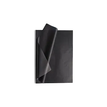 Balící papír Hedvábný papír 50 x 70 cm černá, 100 ks
