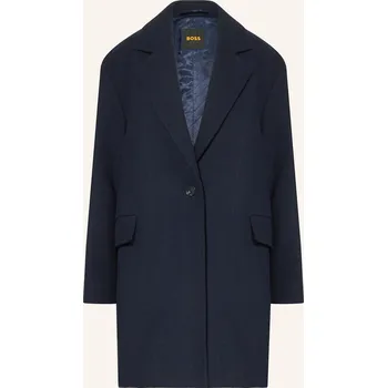 Dámský kabát Boss Dámský Kabát Calesara, tmavě modrá, 38