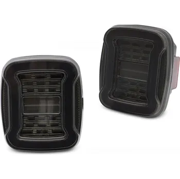 Zadní světlomet TUNING-TEC Zadní světla JEEP WRANGLER YJ 91-96 / TJ 96-06 LED kouřová