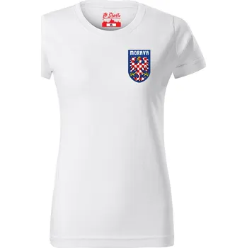 Dámské tričko Dámské tričko - Morava orlice Bílá XL