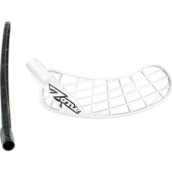 Florbalová čepel ZONE Monstr ASF medium PP white R - Pravá ruka dole/Bílá/středně tvrdá - Air Soft F. (PP)
