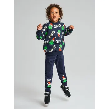 Sinsay - Kalhoty joggers Grinch - námořnická modrá - 292FC-59X - 292FC-59X-128