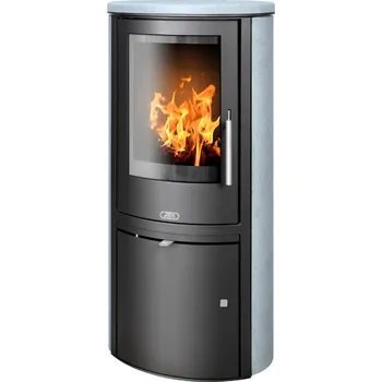 Krbová kamna ABX - Reno (černý korpus, opláštění mastek)