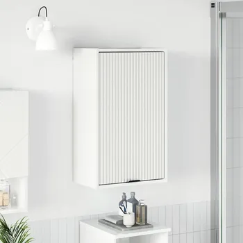 Koupelnový nábytek vidaXL Koupelnová skříň Nástěnný Vysoce lesklá bílá 39 x 23,5 x 65 cm [883388]