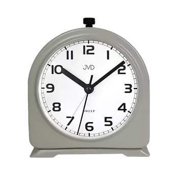 Budík JVD Ručkový analogový netikající kovový budík JVD SRP2221.3