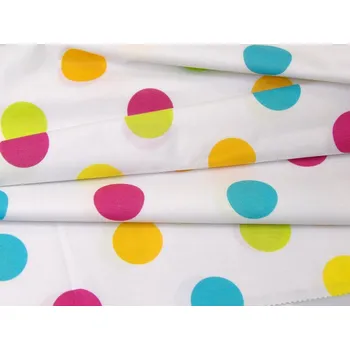 DOMESTINO 120/21584-2 Barevná kolečka - 160cm / METRÁŽ NA MÍRU