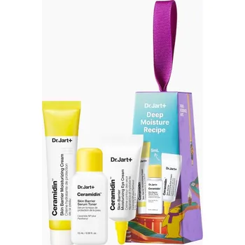 Péče o oční okolí Dr. Jart+ Holiday Dr. Jart+ Ceramidin™ Skin Barrier Moisturizing Cream hydratační krém s ceramidy 15 ml + Dr. Jart+ Ceramidin™ Skin Barrier Serum Toner hydratační pleťové tonikum s ceramidy 15 ml + Dr. Jart+ Skin Barrier Moisturizing Eye Cream hydratační