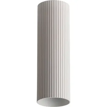 Bodové svítidlo Minimalistické bodové svítidlo Lucas Ribbed Tube 50 bílá