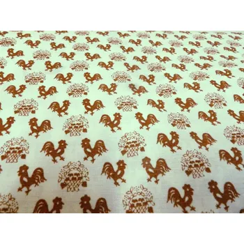 HABINA 120 (212803-1-1 Domácí farma hnědý kohout, Hermann) / METRÁŽ NA MÍRU