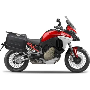 Zavazadlo na motocykl Kompletní sada černých hliníkových bočních kufrů shad terra black, 36l/47l shad ducati multistrada 1200 v4