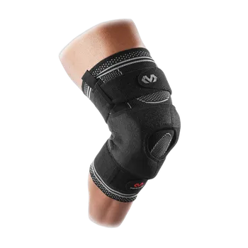 MD5149 McDavid ELITE Engineered Elastic™ Knee Brace w/ dual wrap & hinges M - M