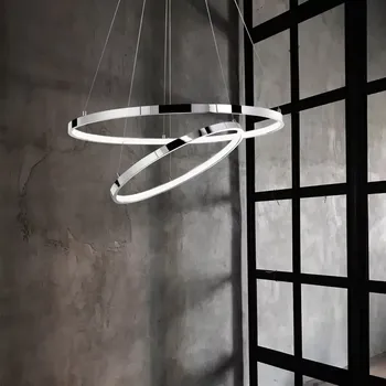 LED lustr Aria 85W 60 chrome stmívatelné