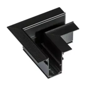 Bodové svítidlo Alfa Track Magnetic 52 Corner 90 A Gips Black