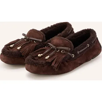 Dámské mokasíny Jimmy Choo Dámské Mokasíny Manon, tmavě hnědá, 39