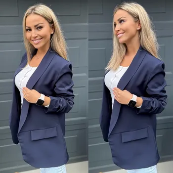 Dámské sako Elegantní sako KIKA Barva: Tmavě modrá