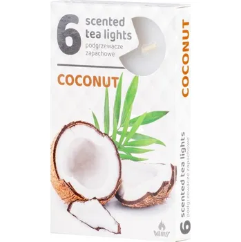 Svíčka Čajové 6ks coconut vonné svíčky