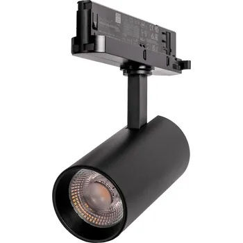 Černý lištový LED reflektor 3F 20W - Teplá bílá - LED Solution - STK20W-TB/3 - STK20W-TB/3