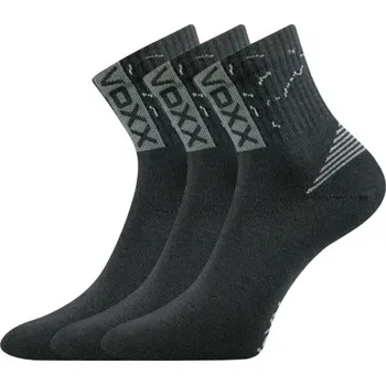 Pánské ponožky VoXX Sportovní ponožky CODEX - 3 páry Barva: Tmavě šedá, Velikost: 35-38 (23-25cm)