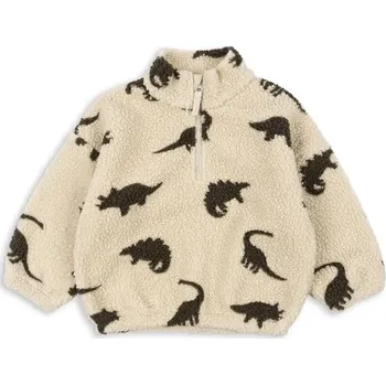 Dětská bunda Konges Sløjd JODY TEDDY HALF ZIP GRS KS104067.9BYA béžová 08X, vel. 110-116