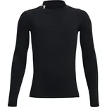 Chlapecké tričko Under Armour HG Armour Mock Long Sleeve - černá YXL