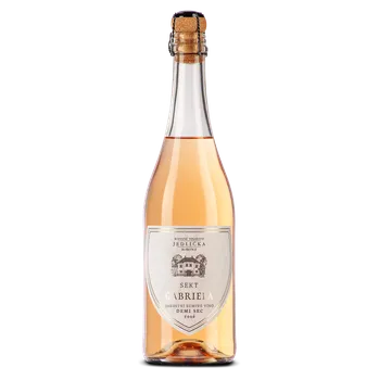 Rodinné vinařství Jedlička Gabriela růžové šumivé víno demisec alk. 12,5% 0,75L (holá láhev)
