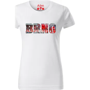 Dámské tričko Dámské tričko - Brno Vítejte v pekle Bílá XL
