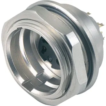 LED panel Binder 09 4828 81 07 Push Pull konektor pro montáž na panel, kontakty: 7, stíněný, pájený, IP67, upevněný zepředu