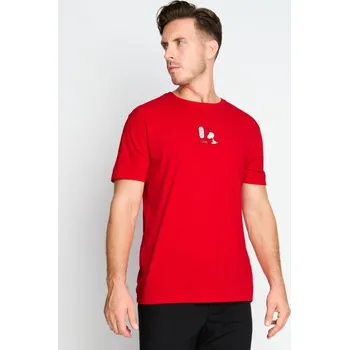 Sinsay - Tričko s krátkým rukávem Peanuts - červená - 894GP-33X - 894GP-33X-3XL