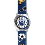 CLOCKODILE Svítící modré chlapecké hodinky FOTBAL CWB0070 (CLOCKODILE Svítící modré chlapecké hodinky FOTBAL CWB0070)
